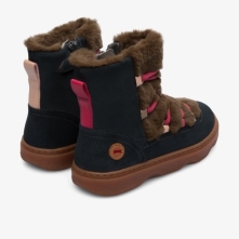 Camper Dark Brown / Grey Boots Kids - Twins Online Ireland | SCJKN3670